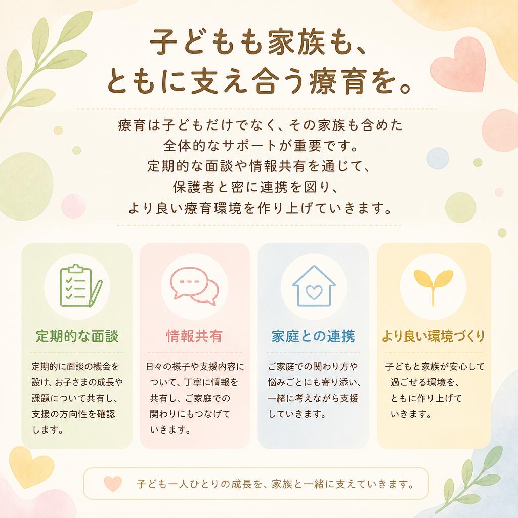 保護者との連携で成長を促進
