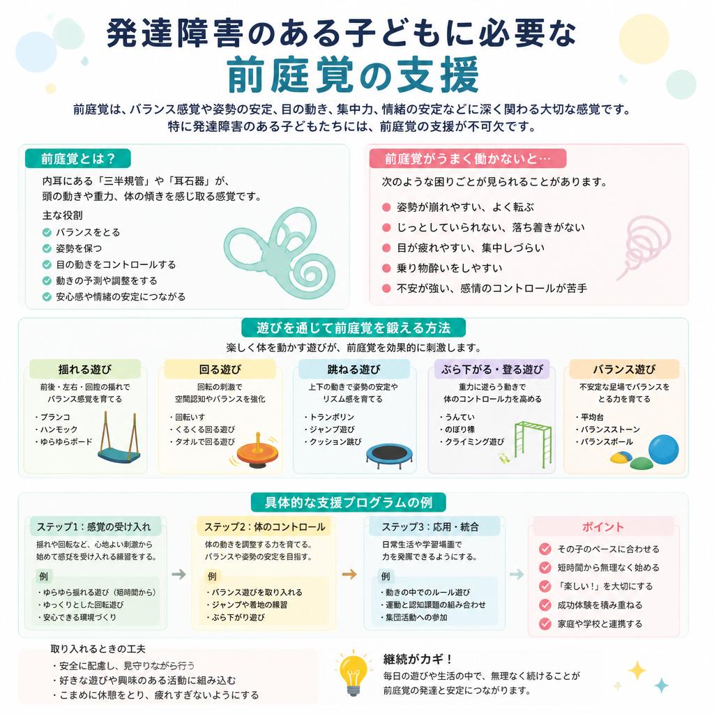 発達支援の重要性：前庭覚をどう育てるか