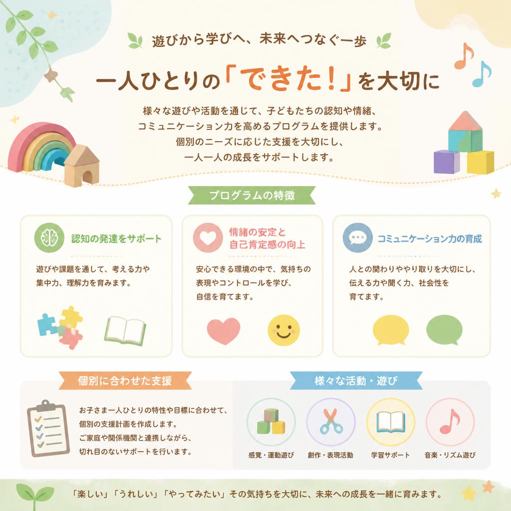 充実した支援プログラム