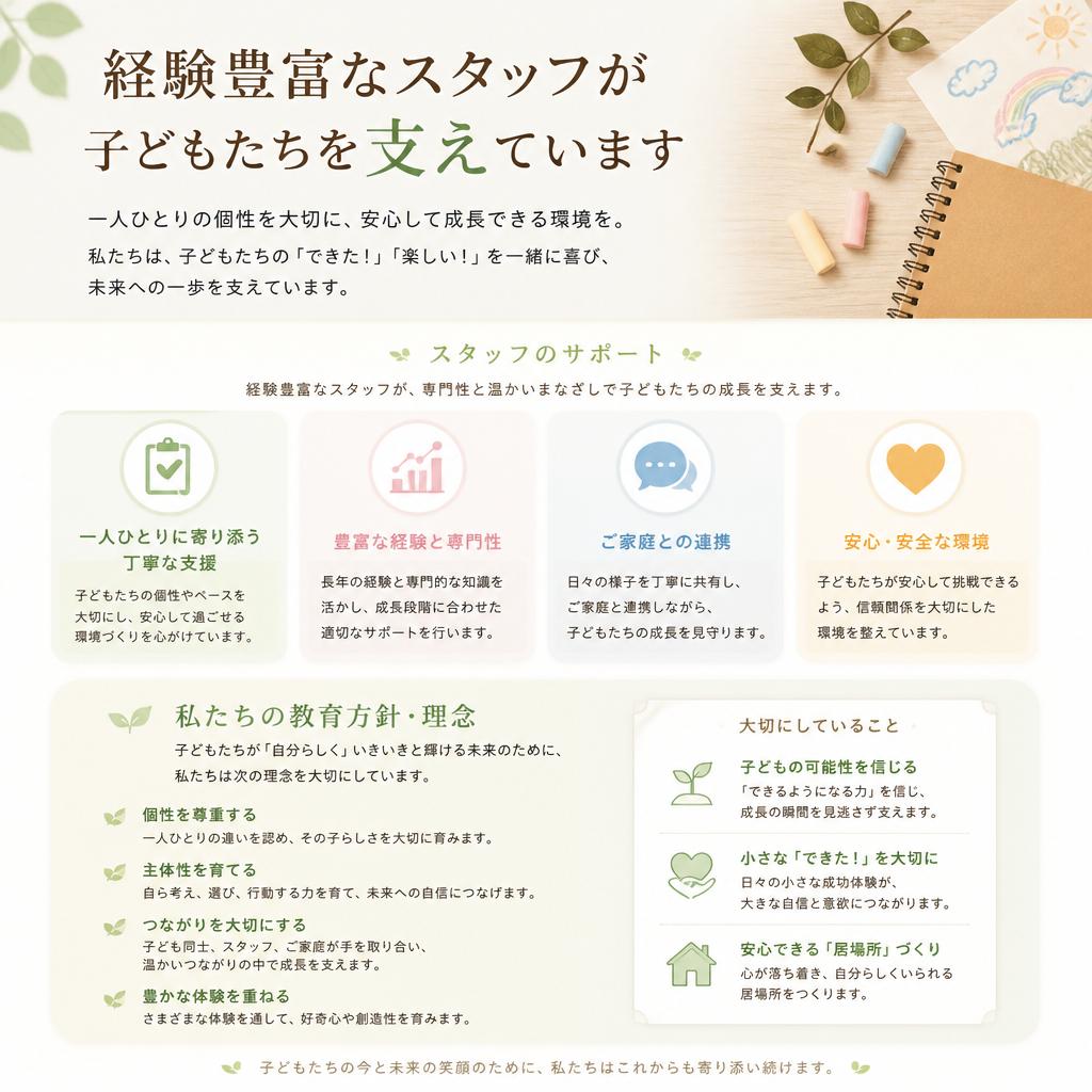 4. スタッフ紹介と教育方針