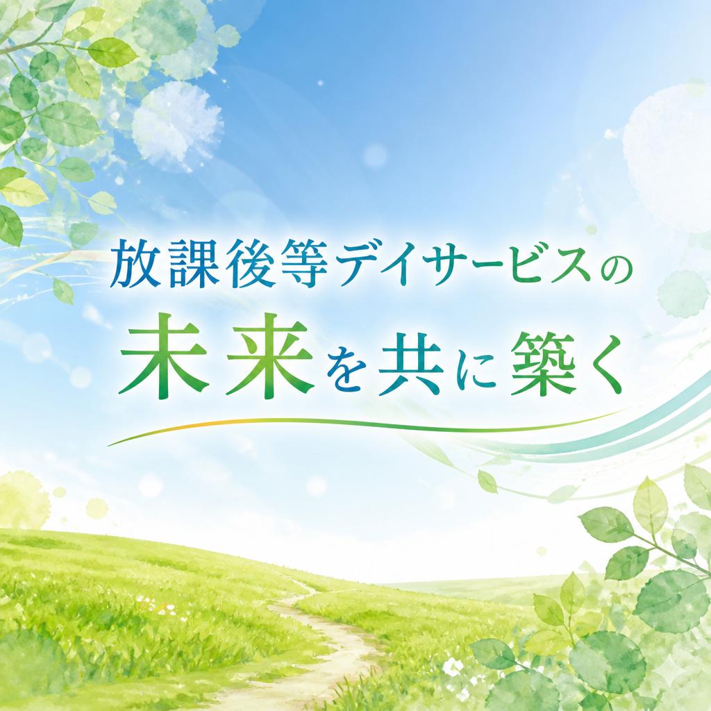 放課後等デイサービスの未来を共に築く