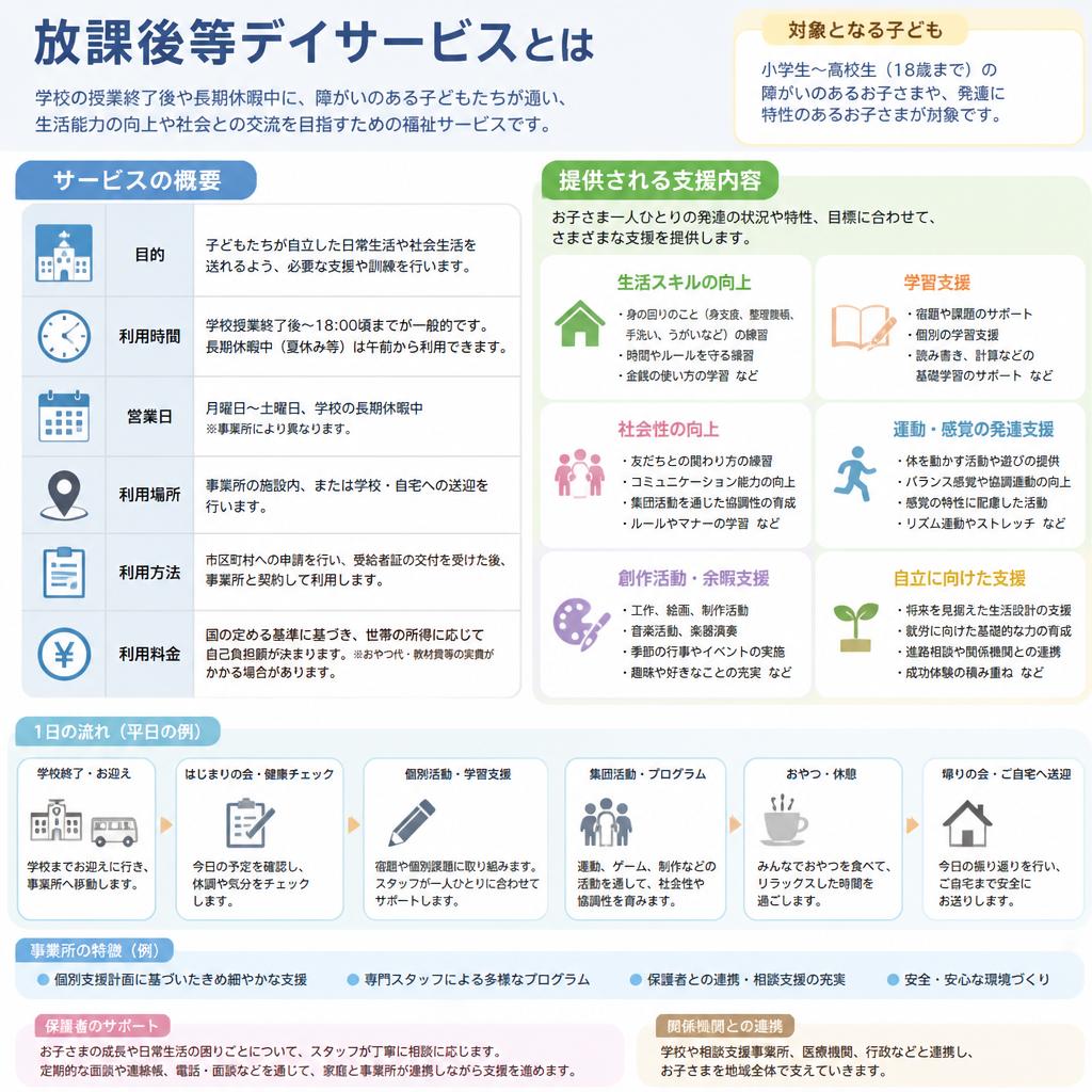 放課後等デイサービスの機能