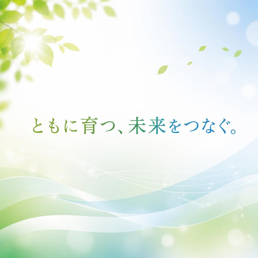 「ともに育つ、未来をつなぐ。」