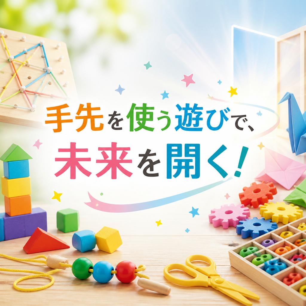 手先を使う遊びで、未来を開く！