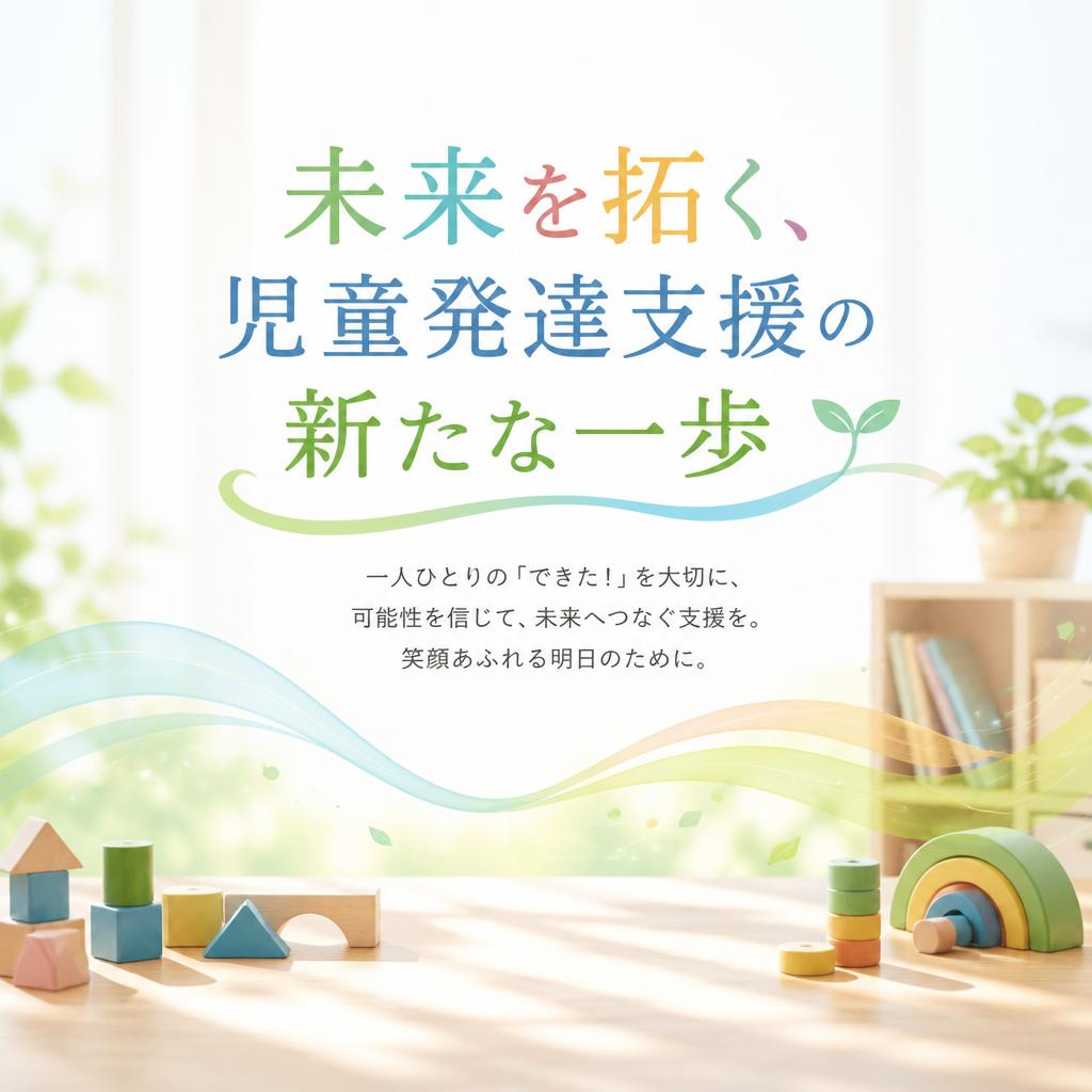 未来を拓く、児童発達支援の新たな一歩