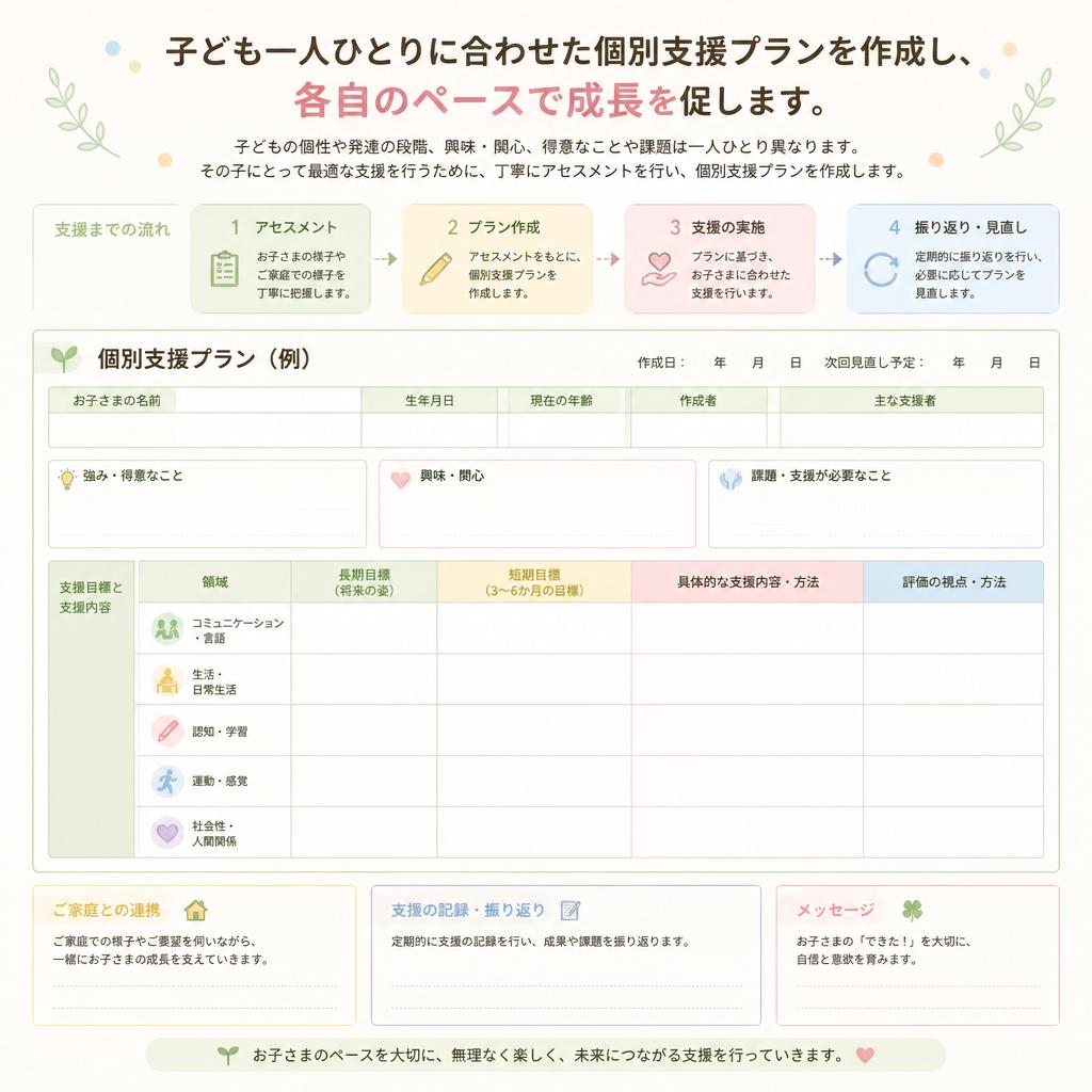個別プランの作成