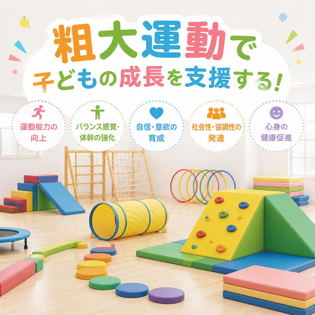 粗大運動で子どもの成長を支援する！
