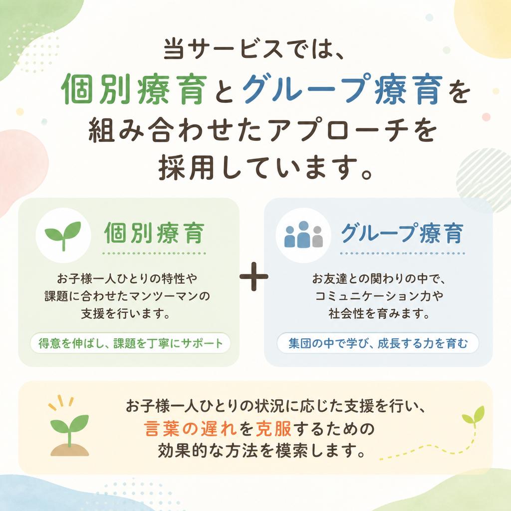 個別療育とグループ療育のハイブリッドアプローチ