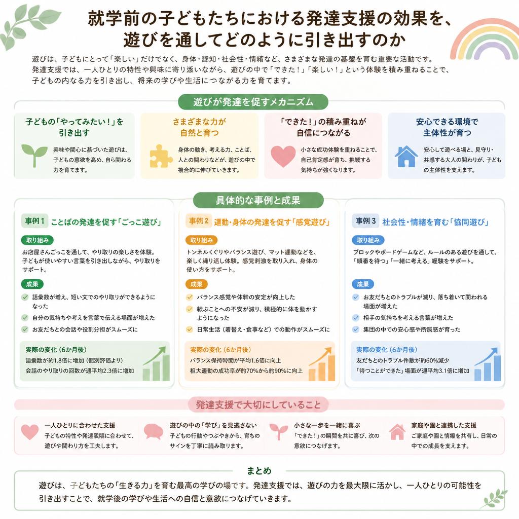 療育的効果の具体例