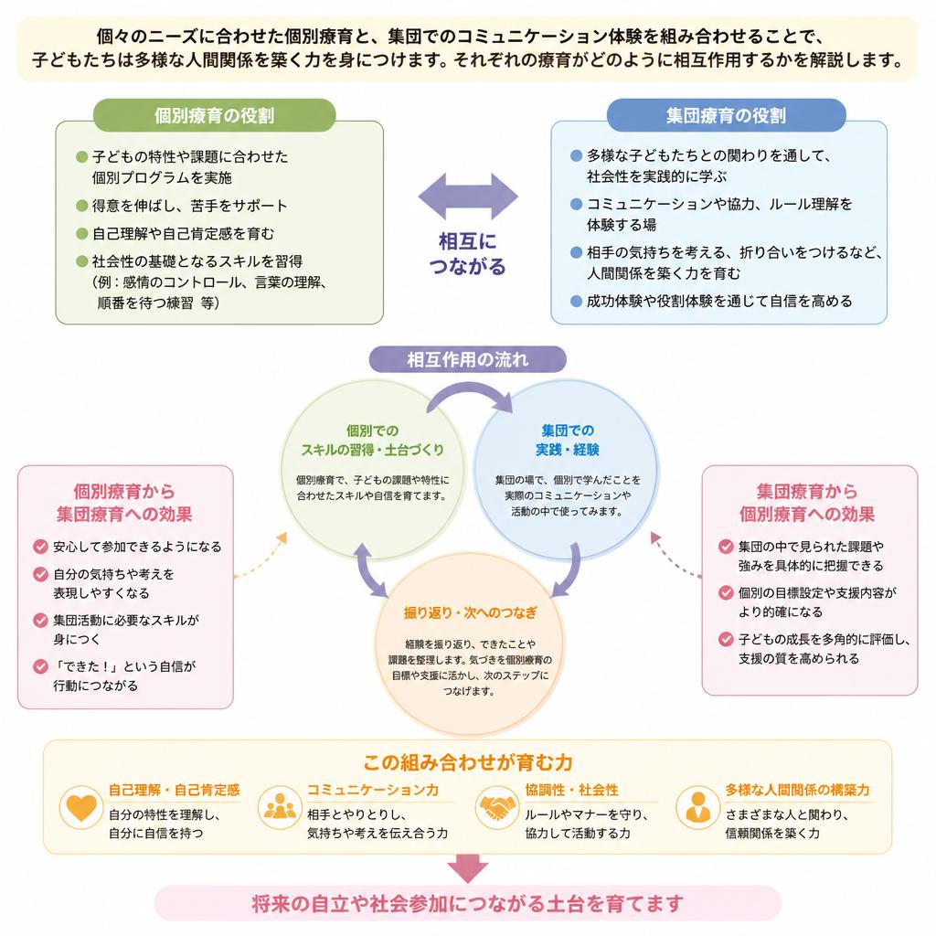 個別療育と集団療育のバランス