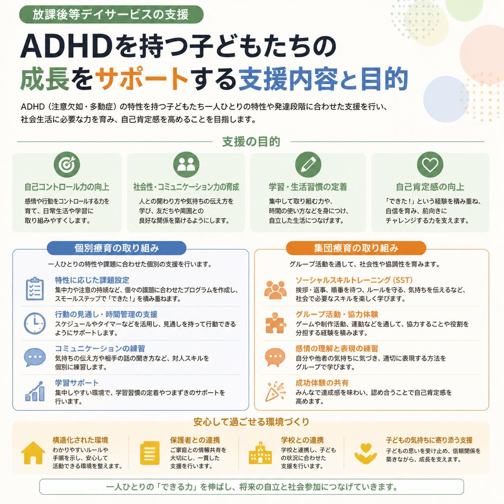 放課後等デイサービスの役割