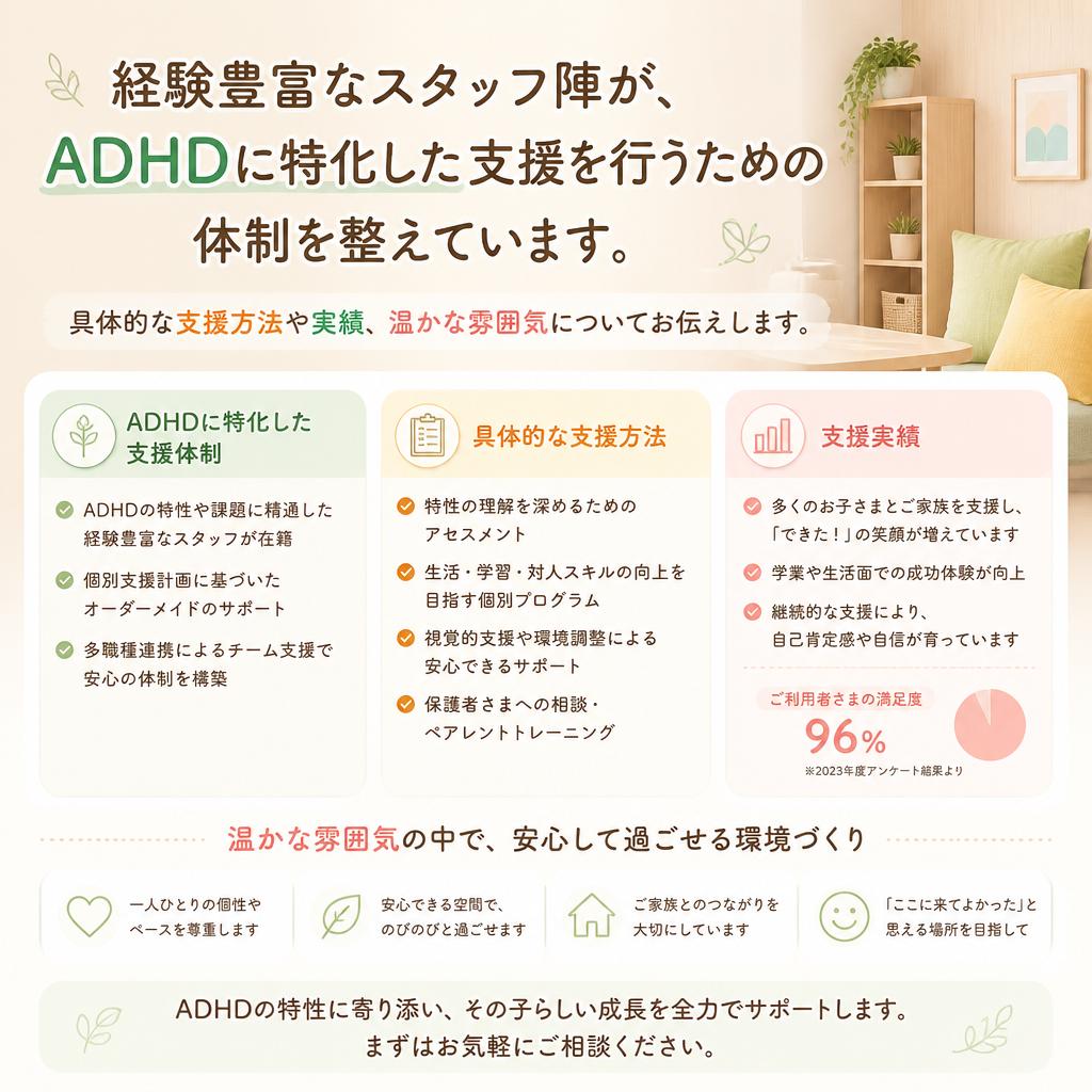 専門スタッフによるサポート