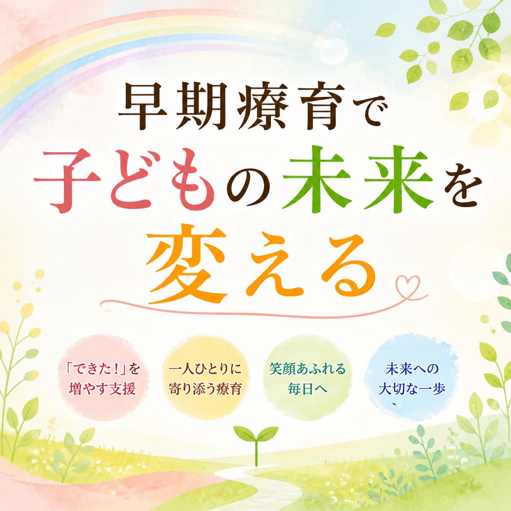 早期療育で子どもの未来を変える