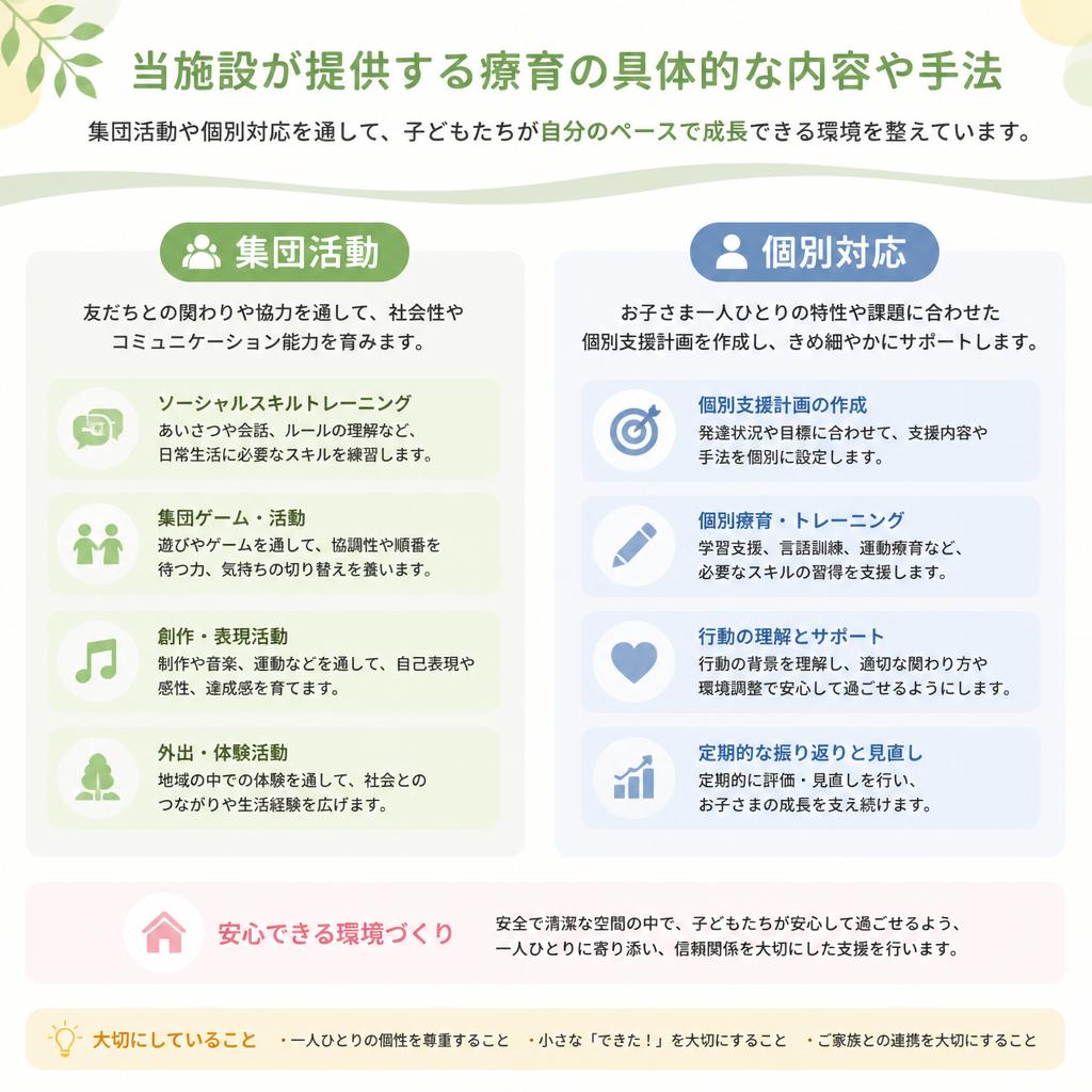 具体的な支援内容と方法