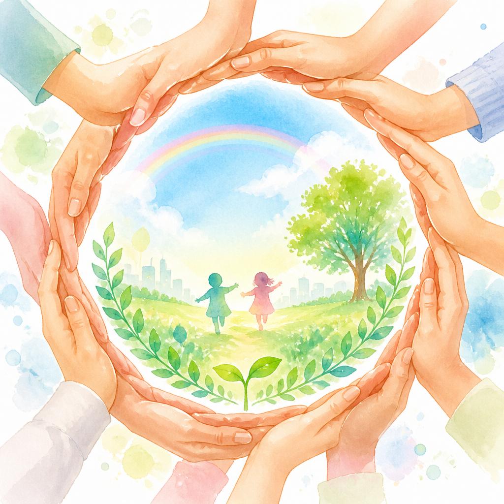 「子どもたちの未来をサポートする支援の輪」
