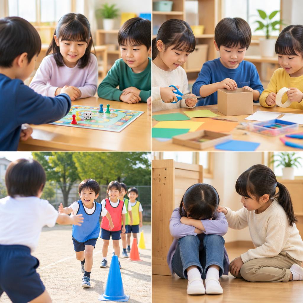 遊びの中で自然に身につく、集団活動の力