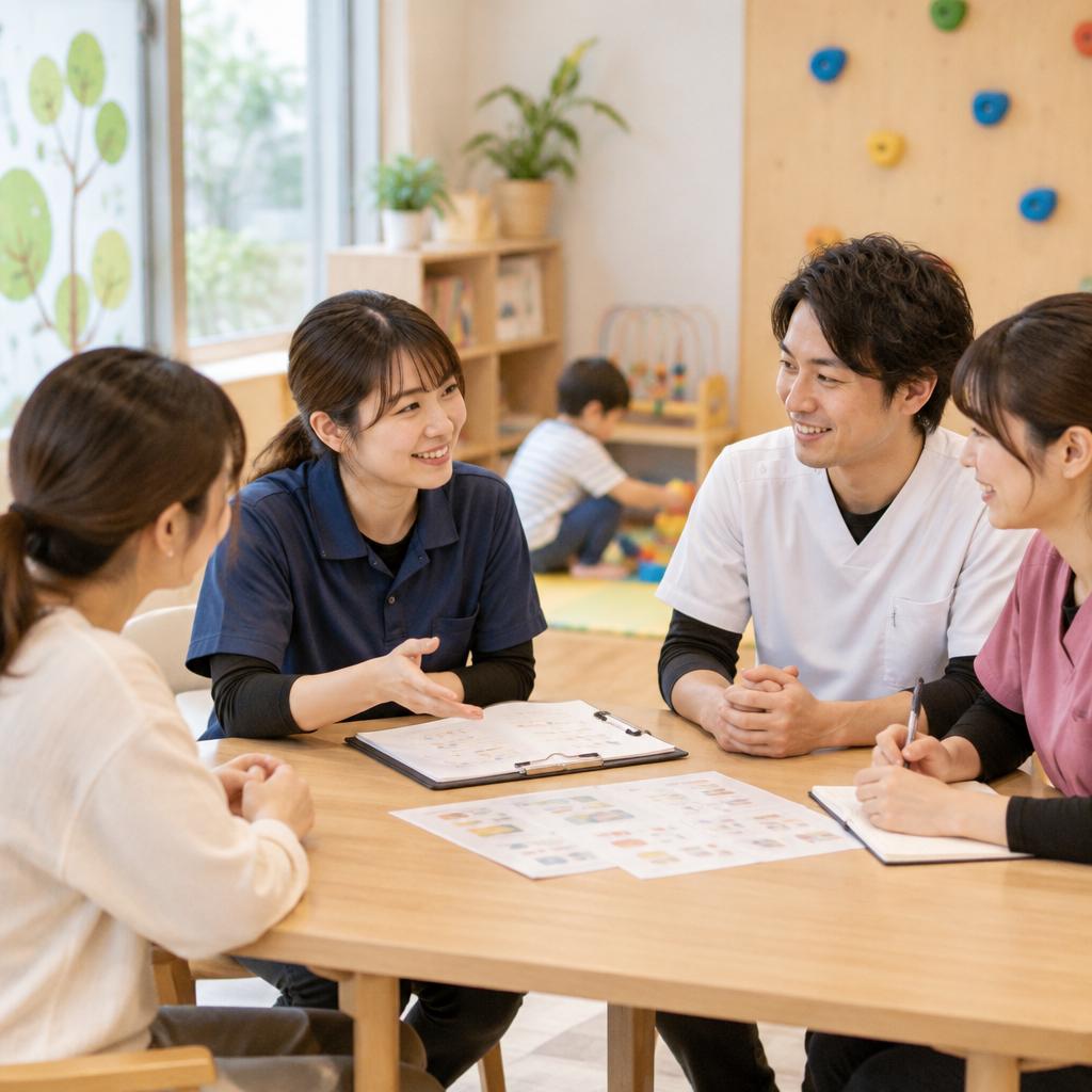 ご家庭と一緒に、成長を見守るチーム支援