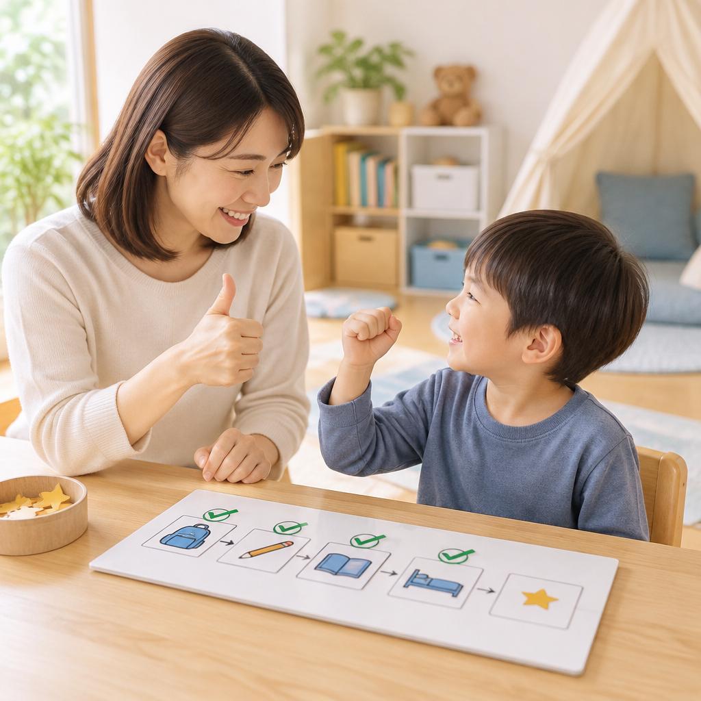 叱るより、できる方法を増やす。行動療法を生かした支援