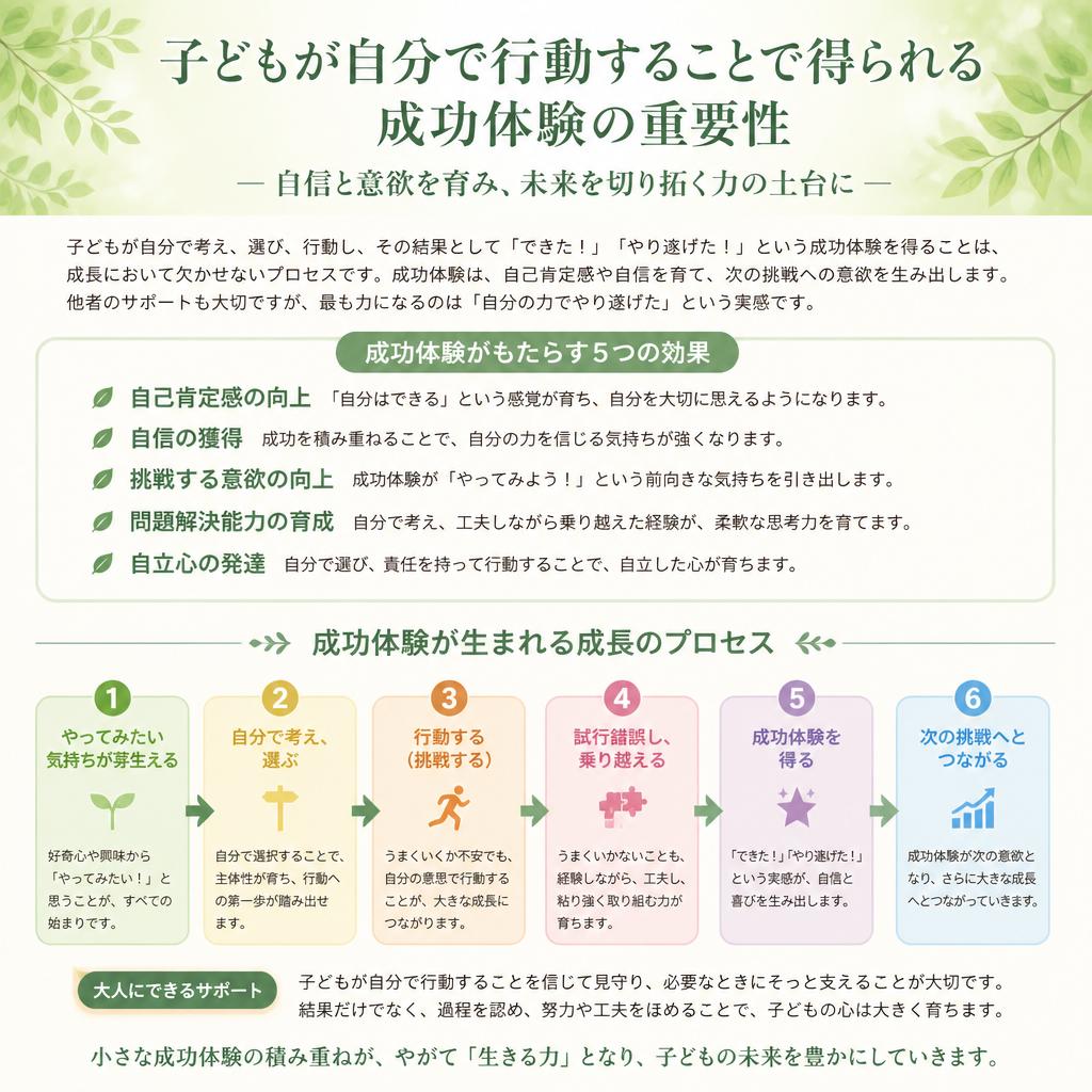 成功体験を通じた成長