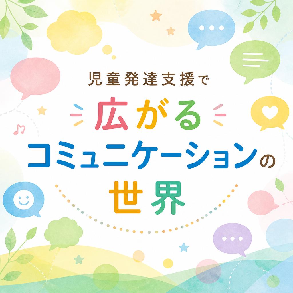 「児童発達支援で広がるコミュニケーションの世界」