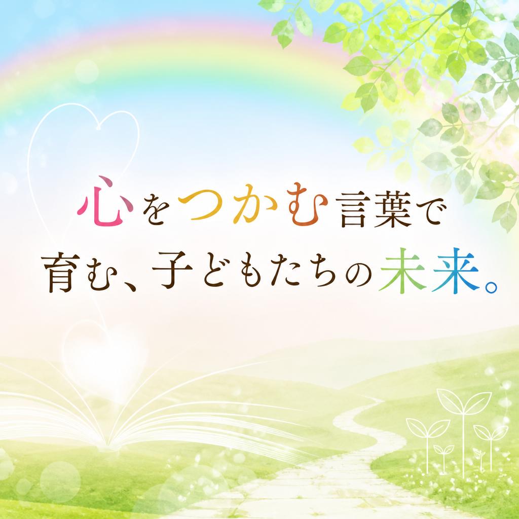 心をつかむ言葉で育む、子どもたちの未来。