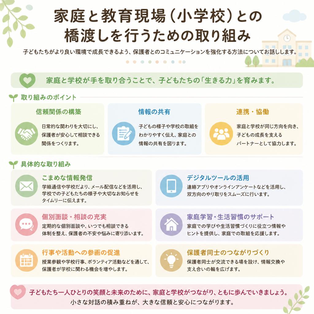 3. ご家庭と教育現場の連携
