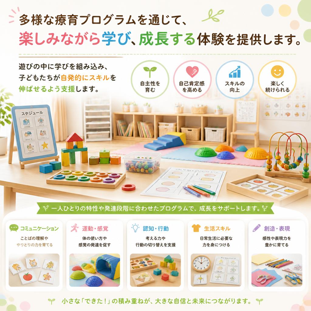 充実したプログラムでの体験