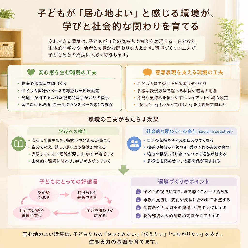 居心地の良い環境の重要性