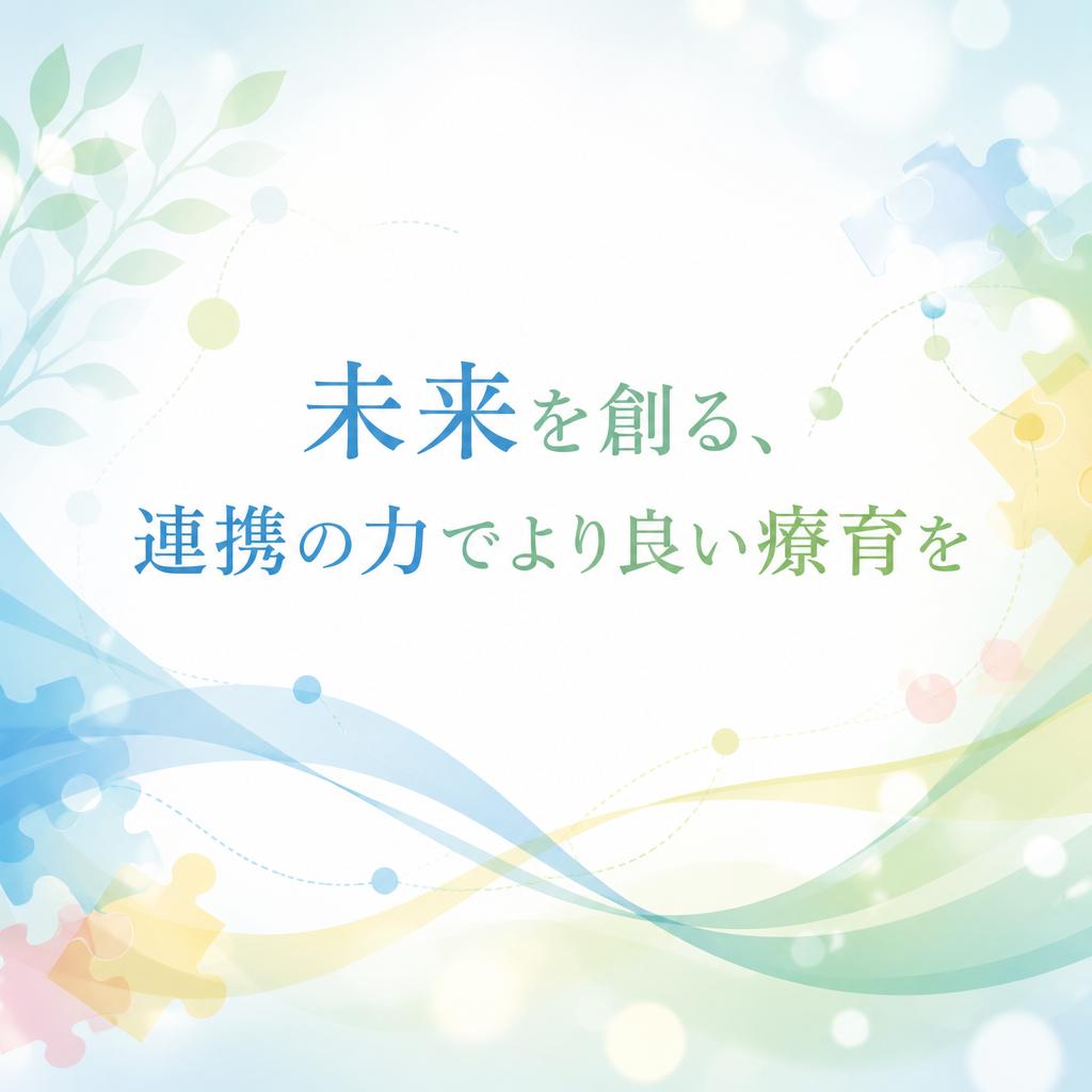 未来を創る、連携の力でより良い療育を