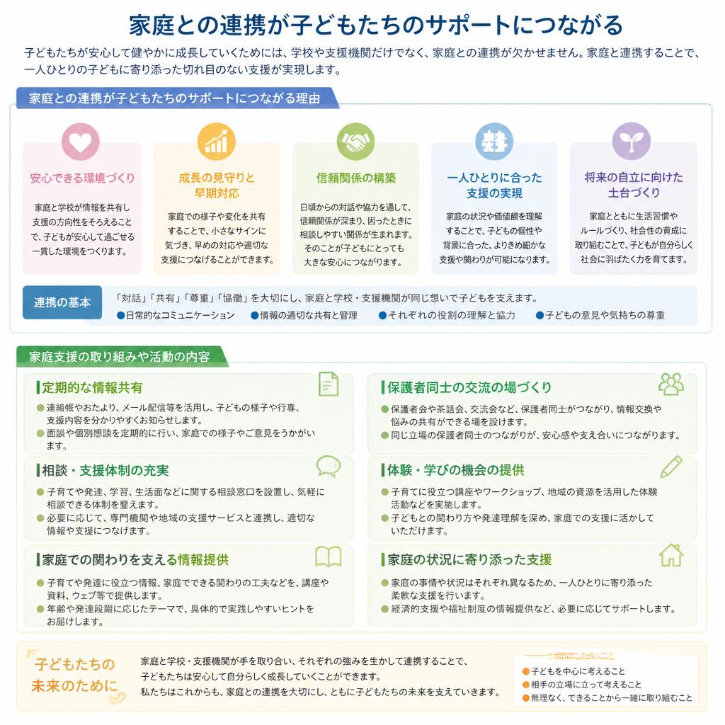 家庭への支援と連携