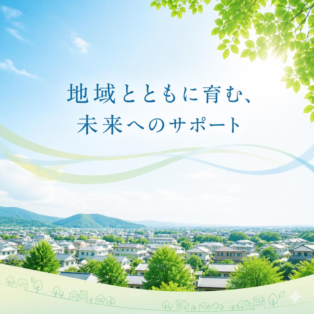 地域とともに育む、未来へのサポート
