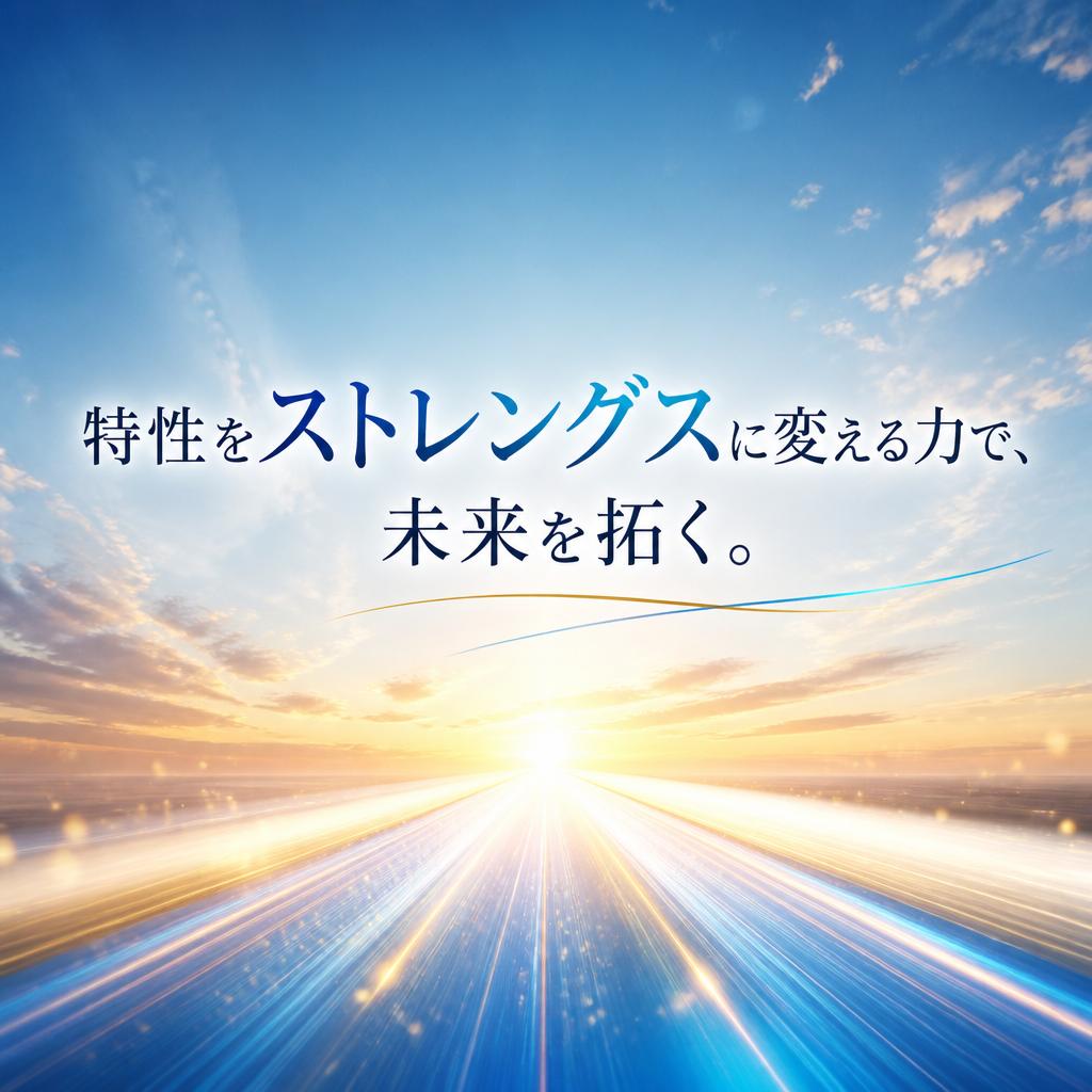 特性をストレングスに変える力で、未来を拓く。