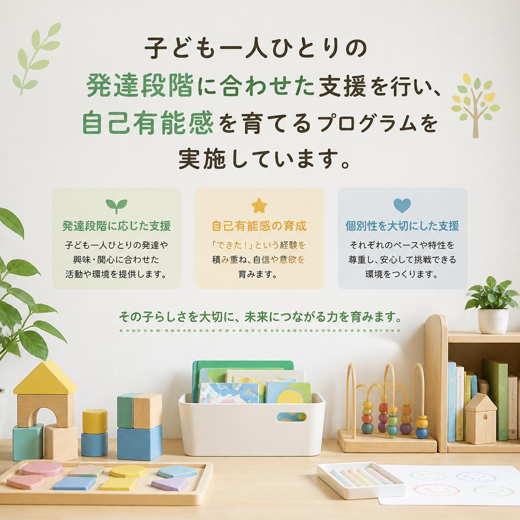 発達に応じた個別支援プログラム