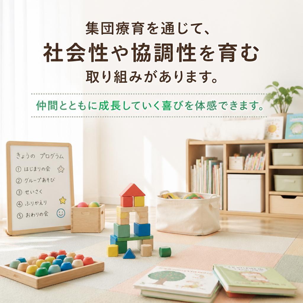 仲間との集団療育で広がる可能性