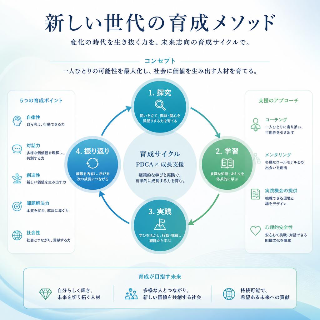 新しい世代の育成メソッド