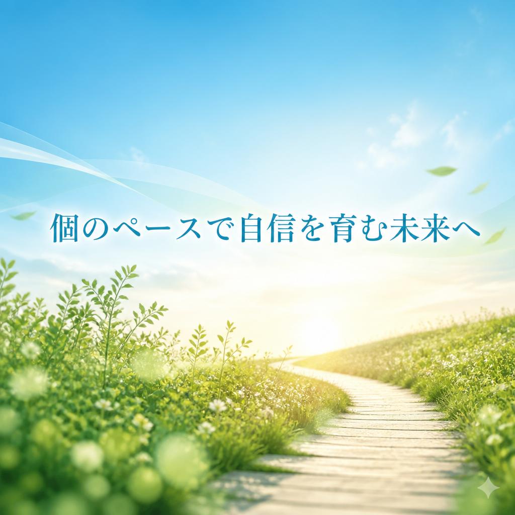 個のペースで自信を育む未来へ