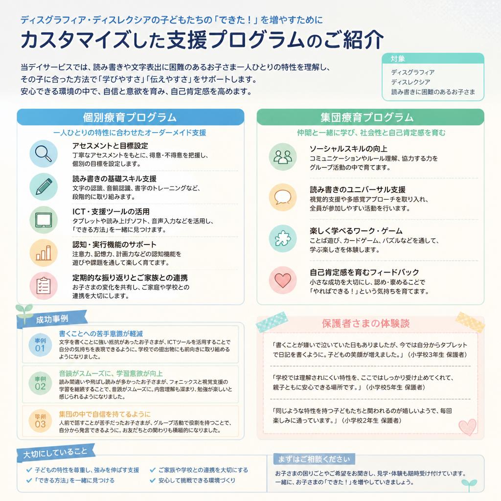 子どもたちを支えるための支援プログラム