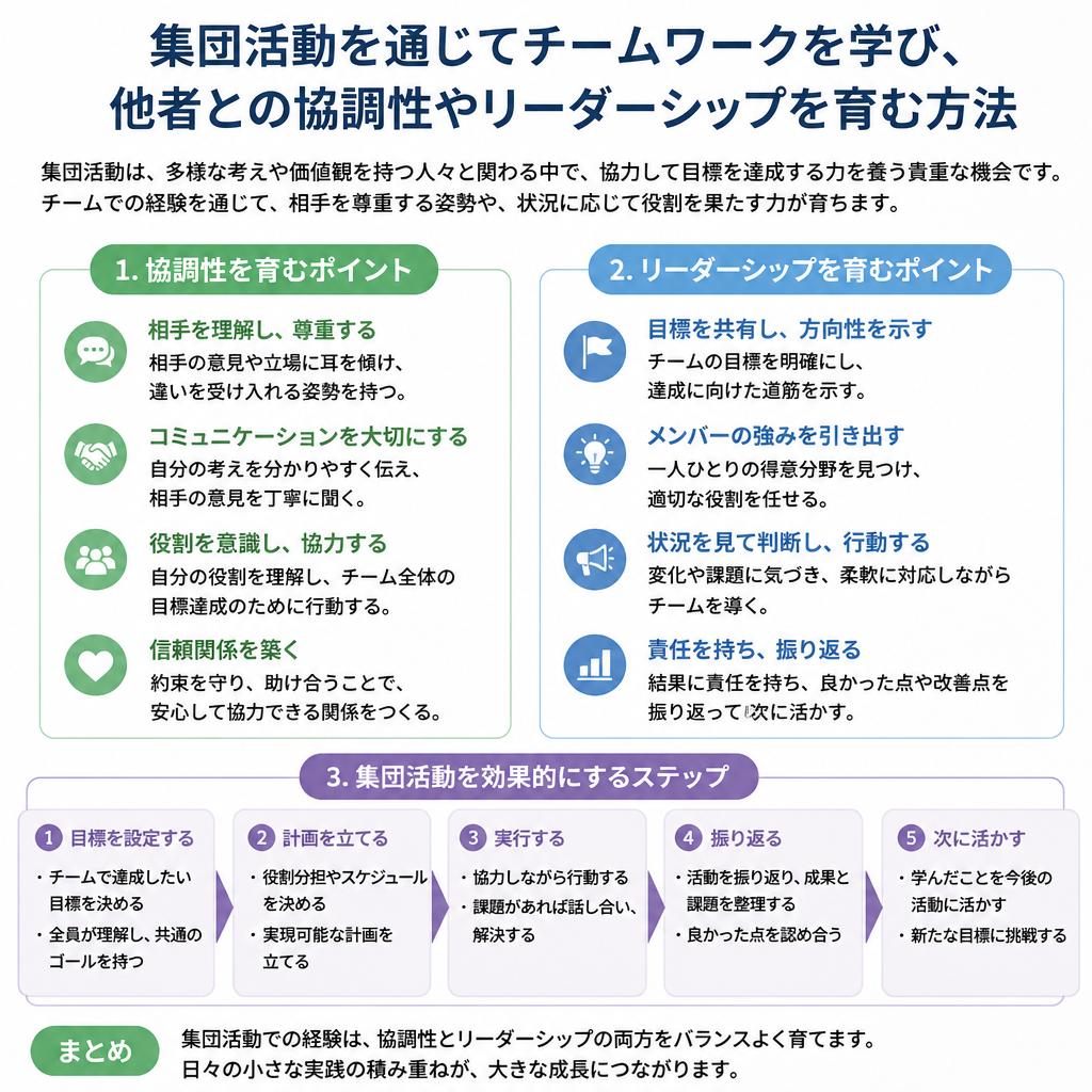 チームワークの力を育てる