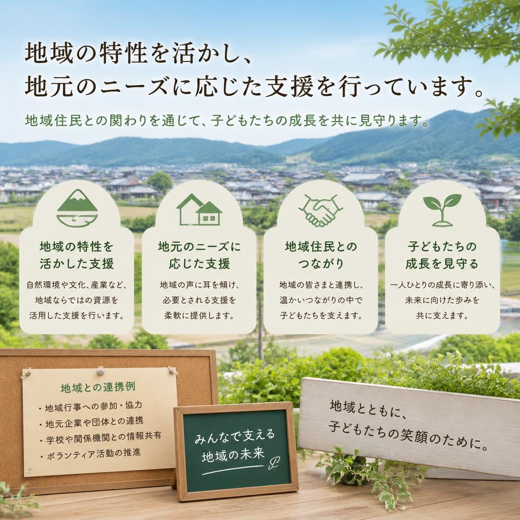 子どもの成長を見守る地域密着型の取り組み