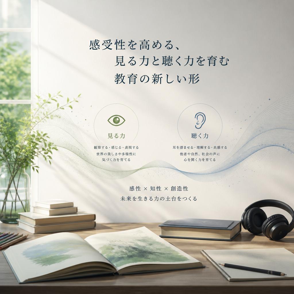 感受性を高める、見る力と聴く力を育む教育の新しい形