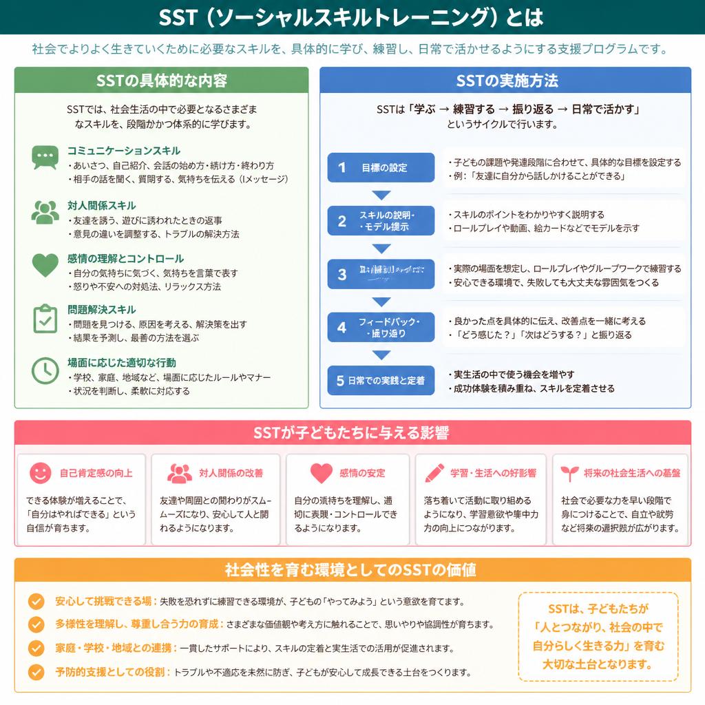 SST（ソーシャルスキルトレーニング）の重要性