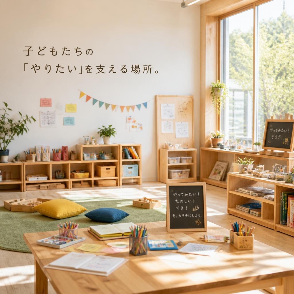 子どもたちの「やりたい」を支える場所。