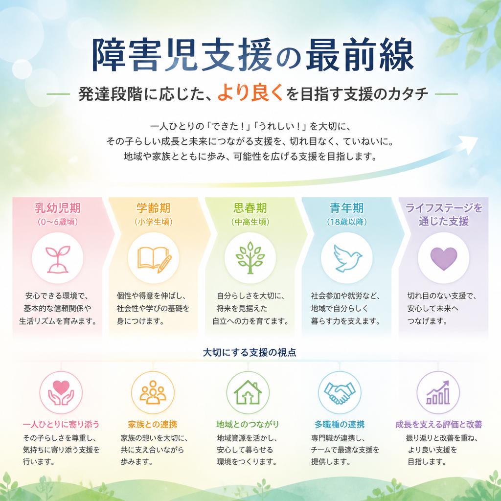 障害児支援の最前線—発達段階に応じた、より良くを目指す支援のカタチ