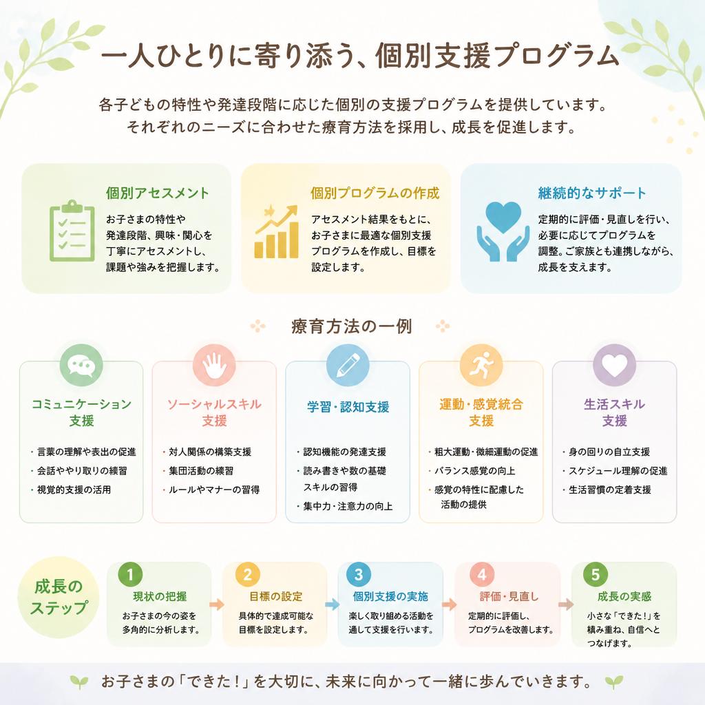 発達段階に応じた支援—個別プログラムのご紹介