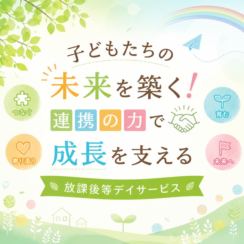 子どもたちの未来を築く! 連携の力で成長を支える放課後等デイサービス