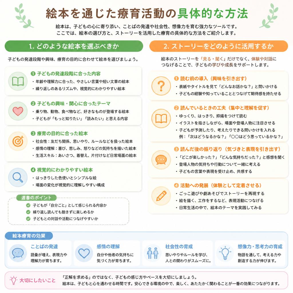 絵本療育の具体的方法
