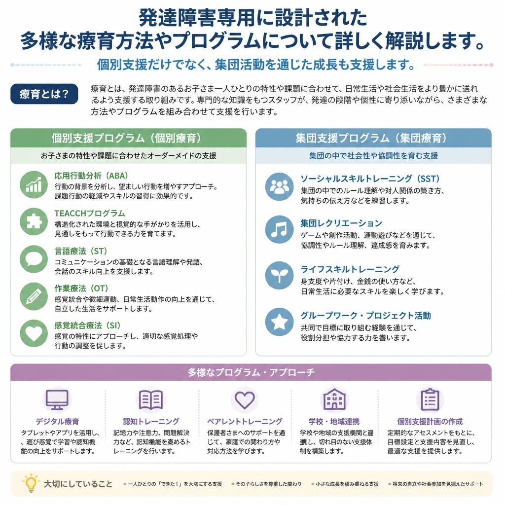 専門的な療育プログラム