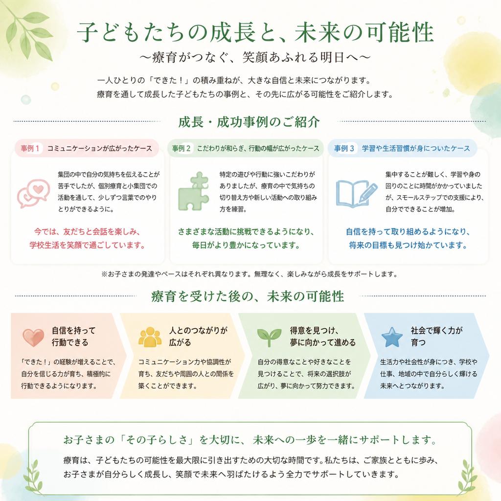 成果と未来へのサポート