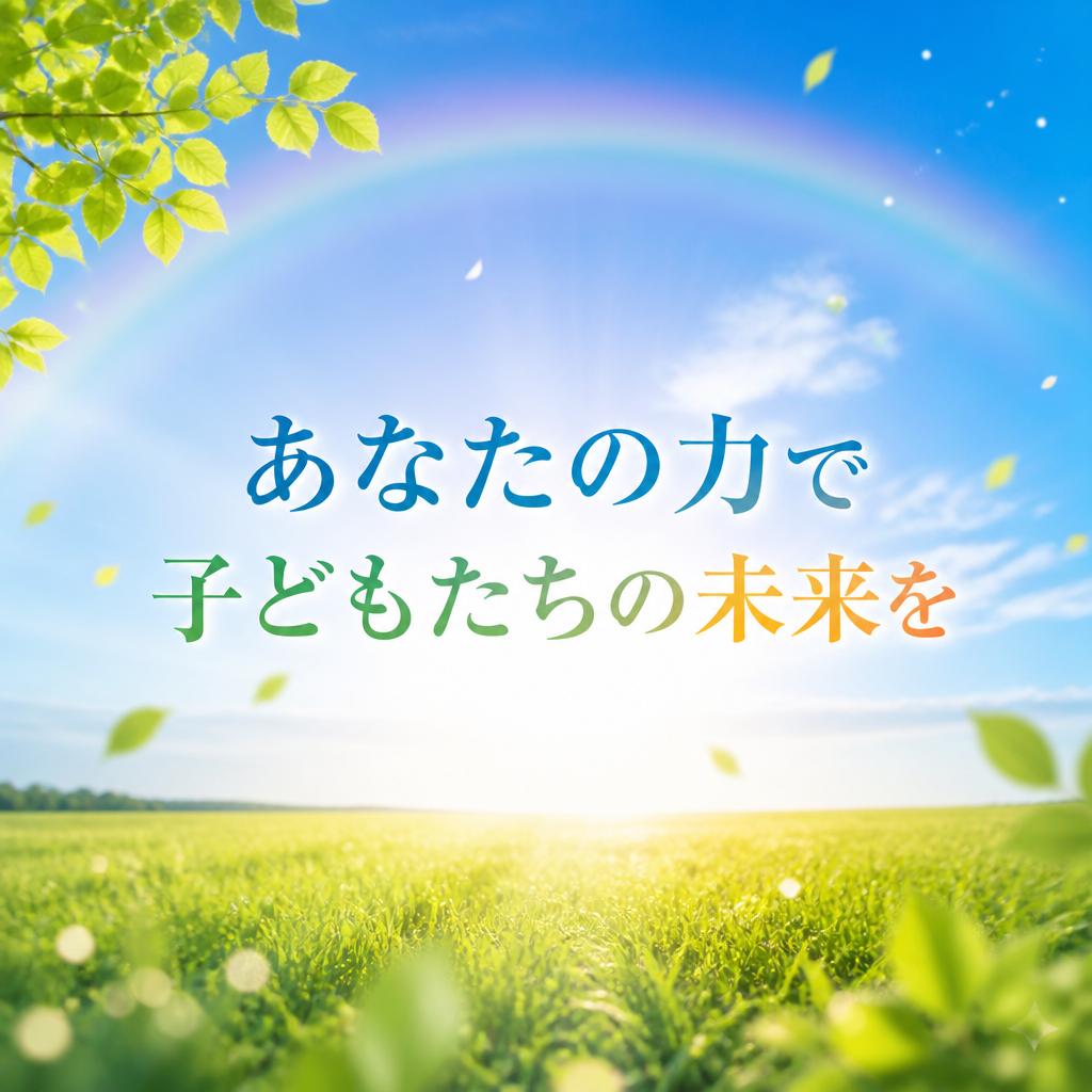 あなたの力で子どもたちの未来を