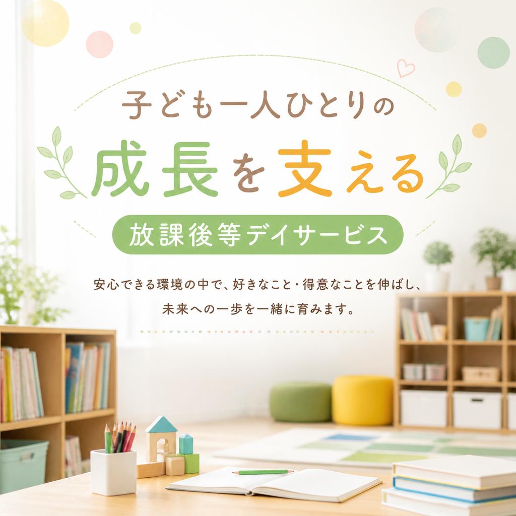 子ども一人ひとりの成長を支える放課後等デイサービス
